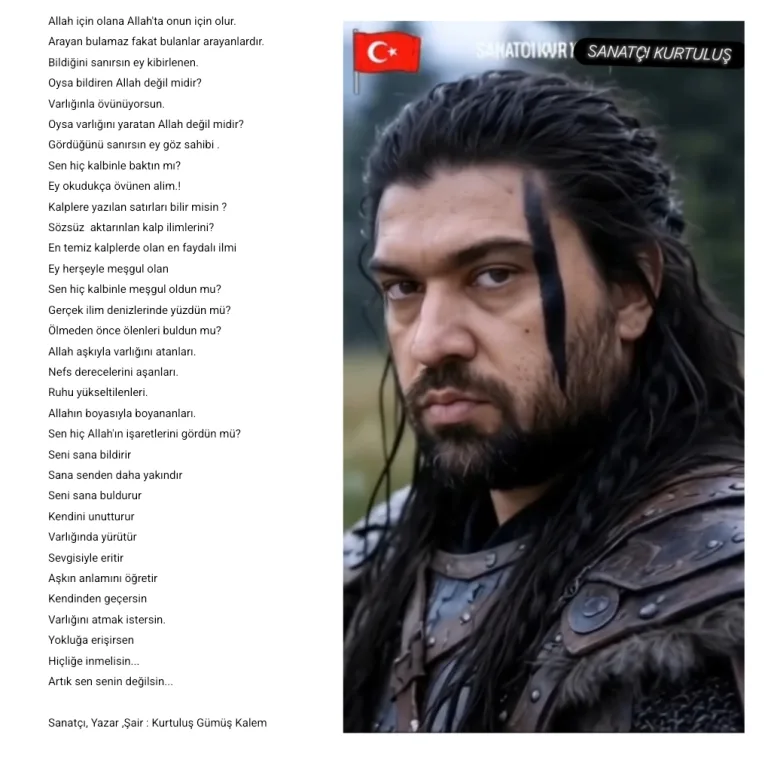Allah için olana Allah'ta onun için olur.