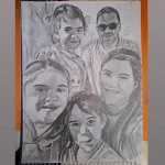 @Baris_dalsuren Ailesinin Portre Çizimi