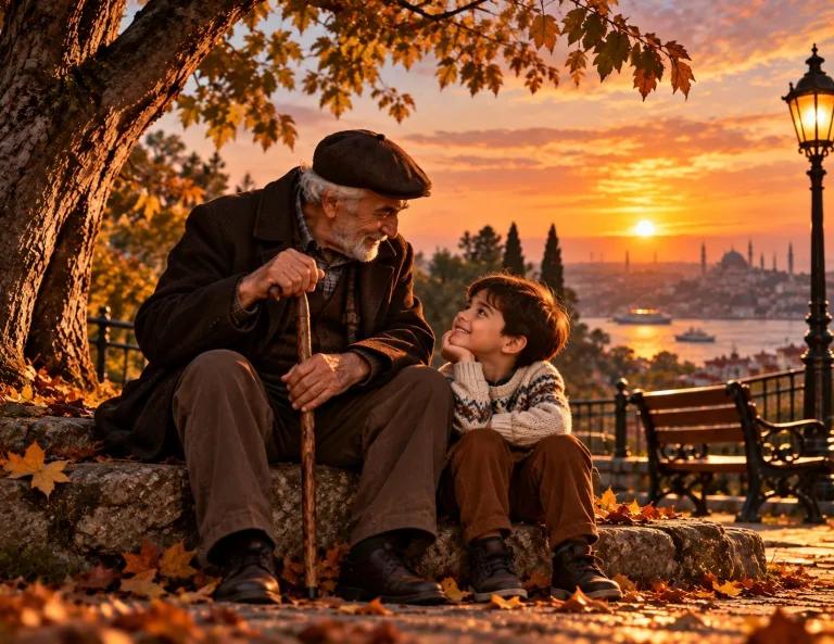 Bir Babanın Saçlarında Kış