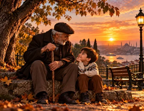 Bir Babanın Saçlarında Kış görseli