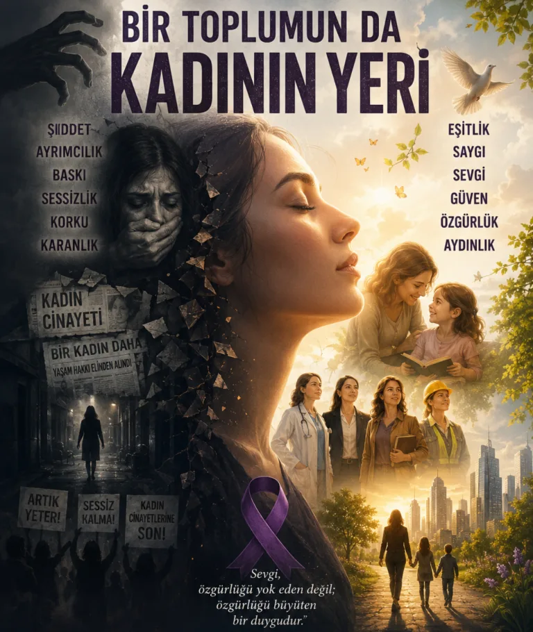BİR TOPLUMDA KADININ YERİ