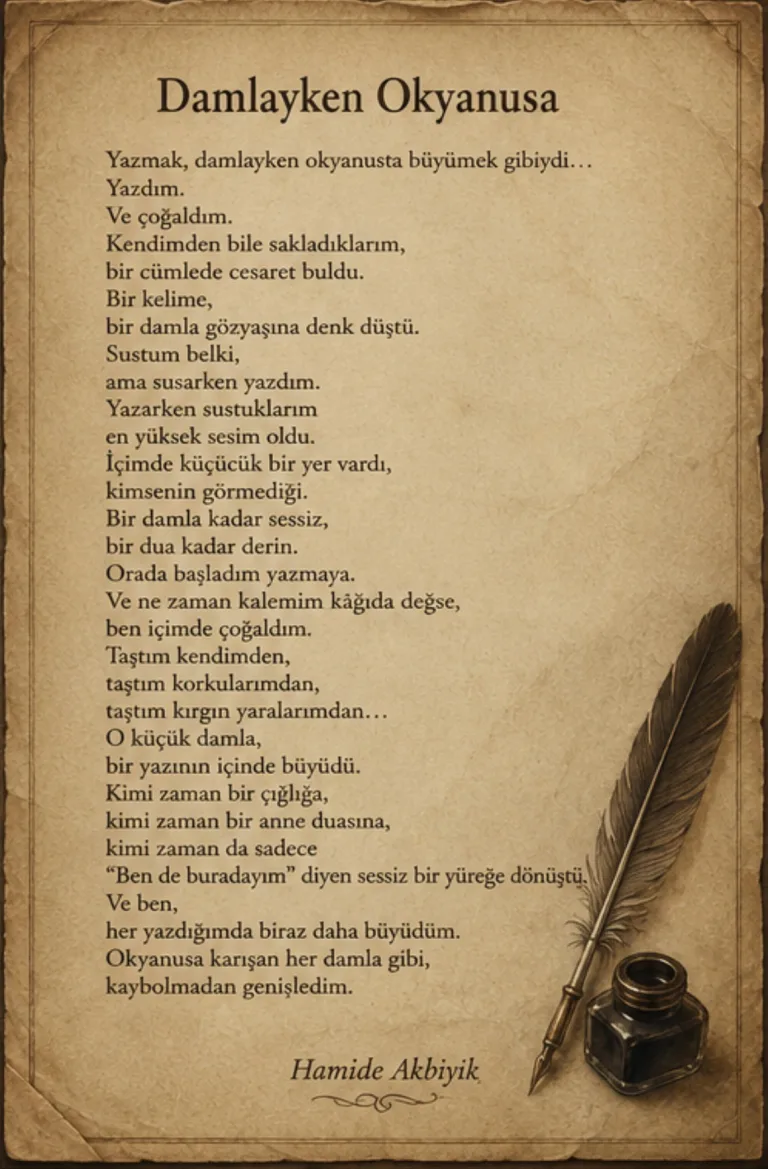 Damlayken Okyanusa