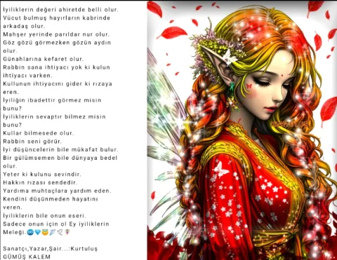 İyiliklerin değeri ahirette belli olur görseli