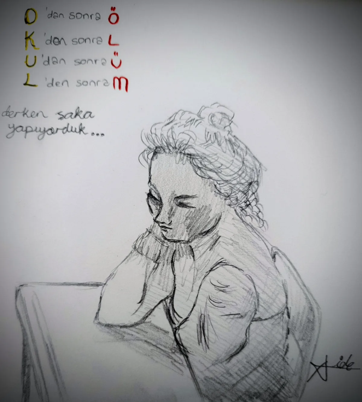 Kelimelerimiz yaslı, renklerimiz yaralı, şiddete karşı sanatla ses oluyoruz...
