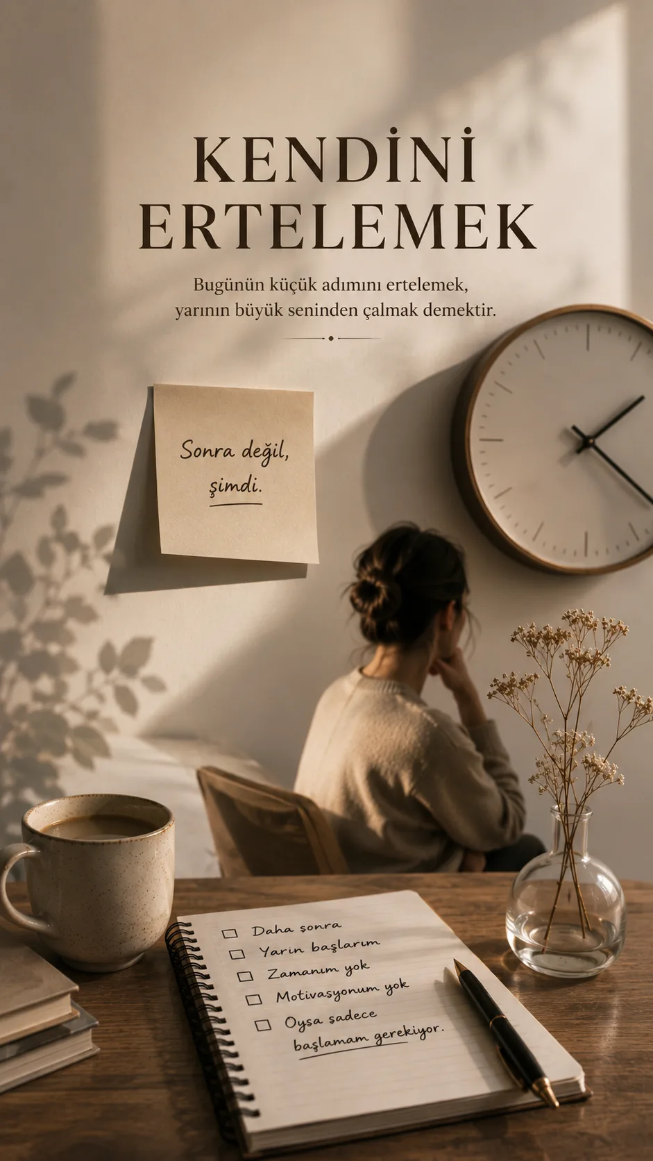 Kendini ertelemek; En yakındaki uzaklık