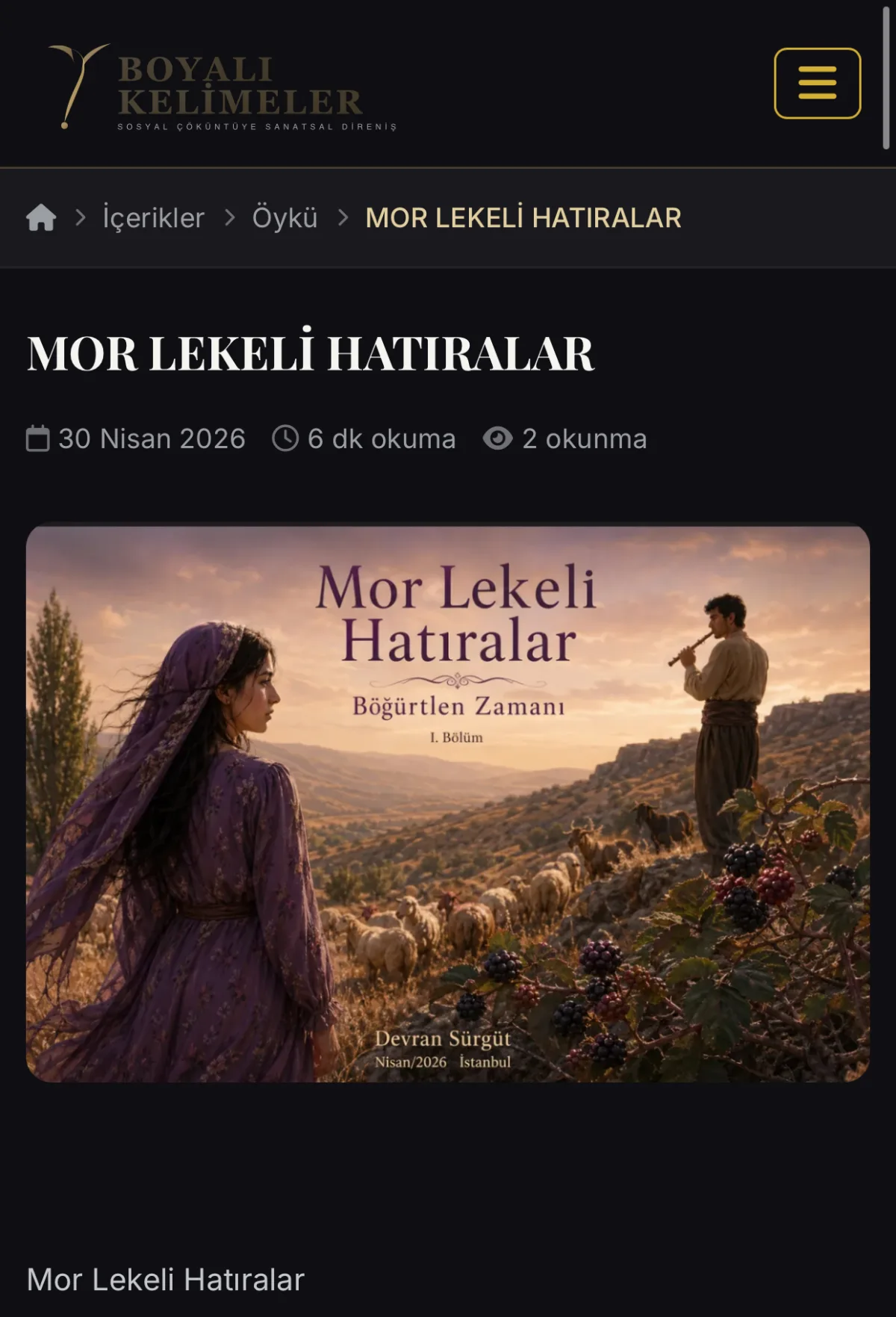 MOR LEKELİ HATIRALAR 2
