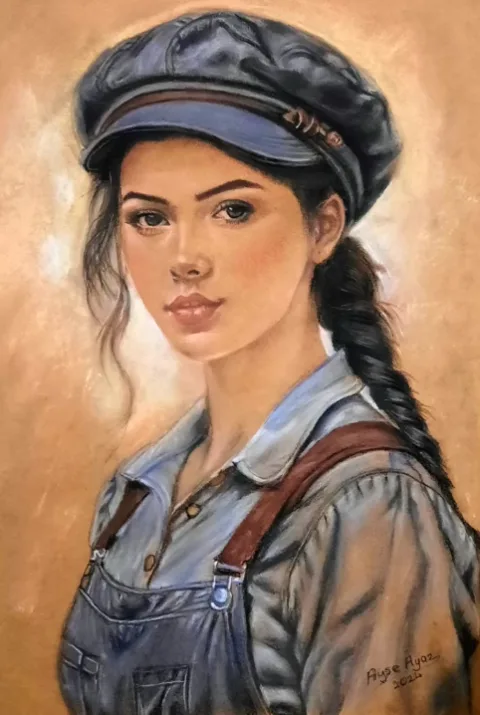 Şapkalı Kız görseli