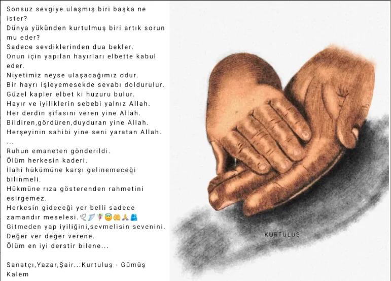 Sonsuz sevgiye ulaşmış biri başka ne ister?