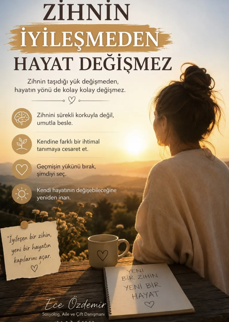 Zihin iyileşmeden hayat değişmez